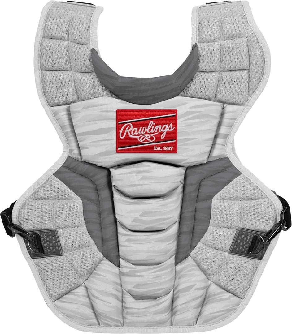 Rawlings | Velo 2.0 Catcher's Chest Protector | Baseball | Adult & Intermediate Sizing | Multiple Colors