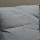 King Charles Modern Farmhouse Floral Matelasse Decorative Pillowcase, 100% Cotton Breathable Bedding, Throw Pillow (20" x 20"), Blue