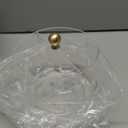 360° Rotating Acrylic Utensil Caddy, Silverware Caddy Countertop, Flatware Cutlery Holder with 4 Compartment