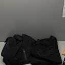 Mens Ski Jacket and Pant Set Womens Snow Jacket Baggy Ski Suit Waterproof Insulated Snowboard Winter Outdoor (X-Large, Black)