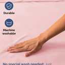 Extra Deep Cal King Fitted Sheet - Hotel Luxury Single Fitted Sheet Only - Easily Fits 18 inch to 24 inch Mattress - Ultra Soft, Wrinkle Free with Extra Deep Pockets - Breathable & Comfy - Baby Pink