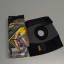 Bracoo Knee Support Brace for Men Women, Adjustable Compression Sleeve Wrap Patellar Pad Tendon - Arthritis Pain, meniscus tear, Injury Recovery, Running, Workout, KS10 (Black)