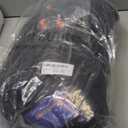 10 ft x 10 ft Wrinkle Free Black Backdrop Curtain for Parties, Polyester Black Photo Backdrop Drapes for Graduation Birthday Wedding Party Stage Curtains, Background Curtains for Stand