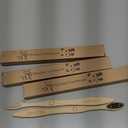 NUDUKO Bamboo Toothbrushes Biodegradable Toothbrush 10 Pack - Eco-Friendly, Natural Wooden Tooth Brush, BPA Free Travel Size Organic Soft Bristle Toothbrush, Soft Toothbrushes for Adults (Black&white)