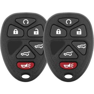 Key Fob Replacement for 2007-2014 Chevy Suburban Tahoe GMC Yukon/ 12-17 Traverse/ 07-13 Escalade Car Keyless Entry Remote Control,OUC60270 OUC60221,6 Buttons, 2Pcs