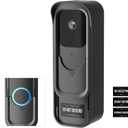 Adhesive Doorbell Door Mount No Drill Compatible with Blink Video Doorbell, Not Block Motion Sensor with No Soliciting Sign for Houses Apartments Rentals