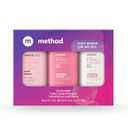 Method Body Wash and Hair Care Gift Set, Pure Peace, 3.4 oz Travel Size Bottles