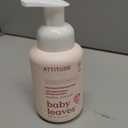 ATTITUDE 2-in-1 Hair and Body Foaming Baby Wash, EWG Verified Shampoo Soap, Dermatologically Tested, Made with Naturally Derived Ingredients, Vegan, Unscented, 10 Fl Oz