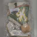 1/2 Birthday Green Half Birthday Decorations - White Green It's My 1/2 Birth Banner Glitter Cake Topper Tassel Wood Bead High Chair Banner & Cone, Hat Halfway to One Party Supplies