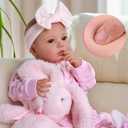 BABESIDE Reborn Baby Dolls - 20-inch Cute Soft Vinyl Realistic Baby Doll Real Life Baby Dolls with Complete Accessories Perfect for Cuddling, Playtime, and Gift Giving