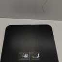 Digital Bathroom Scale for Body Weight: High-Precision 4-Sensor Accuracy, LED Display, 400lb/180kg Capacity, Safe Rounded Corners, Batteries Included (Black)