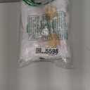 Riakrum 100 Pcs Thank You Bags Sheer Organza Bags Wedding Party Favor with Drawstring Thanks for Celebrating with Us Gift Wrap Mesh Mini Gift for Jewelry Makeup Candy Sachet(5 x 7 Inch,White)