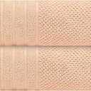 Luxury Bath Sheets| 100% Cotton | Ultra Soft, Plush, Thick, Fluffy, Highly Absorbent, Quick Dry| Home, Gym, Pool, Hotel, Shower | Oversized Large Towel Set for Bathroom| Set of 2| 35 x 70| - Peach