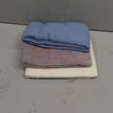 Premium Hand Towels for Bathroom Face Towels Set of 3 Cotton Quick Dry Soft for Bathroom, Spa, Travel (Blue, White, Grey)