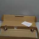 JQK Bathroom Glass Shelf, Tempered Glass Shower Storage 20 by 5 inches, 304 Stainless Steel Champagne Bronze Wall Mount, 2 Pack, TGS101L20-CB-P2