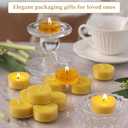 DEVI Fresh Citronella Highly Scented Tea Lights Candles 96 Pack, 4-5 Hours Natural Palm Tea Candles Bulk for Home Scented, Small Indoor Summer Scented Tealight Votives for Home, Patio Garden Yard