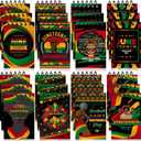 Containlol 24 Pieces Mini Juneteenth Notebooks, Juneteenth Theme Small Mini Memo Pad Juneteenth Pattern Notepads for Kids Gift, Juneteenth Party Favor Supplies, 8 Patterns