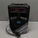 TOPVISION Portable Karaoke Machine, Bluetooth Karaoke Singing Speaker with Microphone, RGB/TWS/Rec - Music Party Speaker, Compatible for Adults, Kids