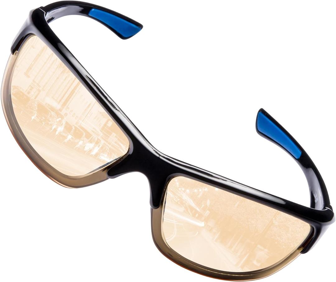 Illumin Night Driving Glasses VECTOR - All-Weather Glasses for Improved Road Safety, Advanced High Optical Quality Anti Glare Lenses