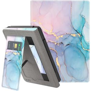 VORI Stand Case for 6" Kindle Paperwhite (Fits 10th Generation 2018 / All Paperwhite Generations Prior to 2018) PU Leather Case Smart Cover with Auto-Wake/Sleep and Hand Strap, Dreamy Marble
