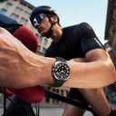 TiMOVO Bands Compatible with Samsung Galaxy Watch Ultra Band 47mm(2025/2024), Breathable Soft Silicone Replacement Strap for Galaxy Watch Ultra bands, Black