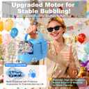 Bubble Machine Automatic Bubble Blower: Durable Bubble Maker 18000+ Big Bubbles Per Minute for Indoor Outdoor Wedding Birthday Party - Portable Bubble Machine for Kids Toddlers