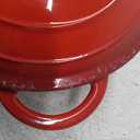 Enameled Cast Iron Dutch Oven - Umite Chef 5QT Pot with Lid & Cotton Potholders - Heavy-Duty Cookware for Bread Baking, Braising, Stews, Roasting(Red)