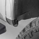 Rough Country Mud Flap Delete for GMC Sierra 1500 2WD/4WD (2019-2026 & Classic) - Front & Rear (Set of 4)