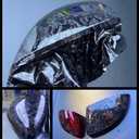 Black Forged Gloss Carbon Fiber Vinyl Wrap Roll Stretchable Decal Sticker Film Sheet Air Release DIY Decoration Vinyl 5ft x 2.5ft