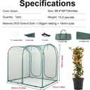 Poray Large Tunnel 8.2'x4' Plant Netting Cover, 6FT Tall Crop Cage Tomato Netting,Pest Guard Cover for Vegetables &Fruits,Durable Gardening Net for Plant and Animal