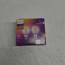 PHILIPS LED 60W G16.5 1-Pack Ultra Definition Soft White (2700K) 500 Lumen (5W = 60W) Dimmable Clear Flicker-Free Light Bulbs
