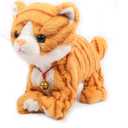 Smalody Interactive Plush Toys, Novelty Sound Control Electronic Cat Electronic Pets Robot Cat Gift for Children (Yellow)