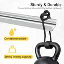 BiFold Closet Track Kit, 30inch Length, Steel Track, White (1 Kit)