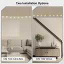 AUQUEE 8 Light Track Lighting Fixtures Ceiling, Gold Kichen Track Lighting Fixtures, Rotatable Light Heads, Adjustable Modern LED Track Lights for Kitchen/Hallway, No GU10 Bulb