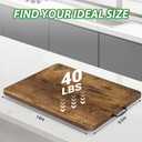Appliance Slider, Sliding Tray for Coffee Maker, Coffee Pot Slider for Countertop, 360 Rolling Tray Appliance Slider for Kitchen Appliances- Rustic Brown (9.5 X 14)