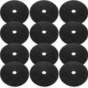 Peryiter 6 Pcs Rubber Mulch Tree Ring, Heavy Duty Rubber Mulch Mat, Tree Protector Weed Barrier Mats, Round Root Barrier for Root Protection Weed Grass Control (20 Inches)