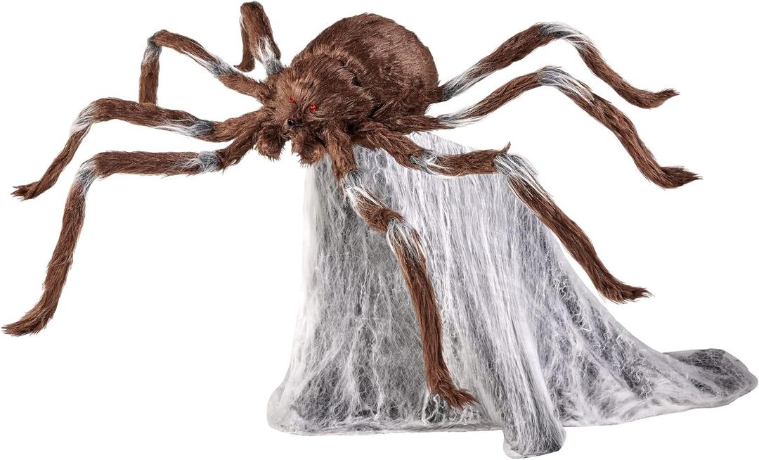Spirit Halloween 21 Inch Brown Jumping Spider Animatronics - Decorations