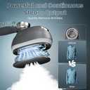 Killrose Steamer for Clothes, 2 in 1 Clothes Steamer Handheld, 1200W Steam Iron, 3 Level Thermometer Display Dashboard Travel Iron, 180 Rotatable Portable Handheld, Heat Up, Water Tank, 120V