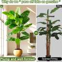 Tall Artificial Banana Tree Big Faux Tropical Bananas Trees Indoor Outdoor Realistic Floor Plant Large Fake Plants for House Home Living Room Office Front Porch Decor Outside Patio para decoracion