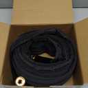Garden Hose 50FT, Non-Expanding Water Hose Ultra Lightweight, Kink-Free, Burst-Resistant, Lead-Free, Flexible & Durable High-Pressure Hose for Yard, Lawn, Outdoor, Car Washing (Black)