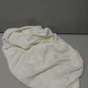 Saucer Chair Cover, Stretch Round Moon Chair Cover, Removable Spandex Jacquard Fabric Soft Saucer Chair Covers for Adults Saucer Chair, Machine Washable (Ivory)