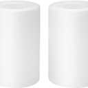2 Pack White Frosted Plastic Shade, High transparency without dazzling eyes, 5.7 inch High, 4 inch Diameter, 1.65 inch Fitter, Replacement for Pendant Light Floor lamps Chandelier Wall Sconces