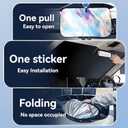 for Ford Escape 2013-2026 Windshield Sun Shade - Foldable Windshield Cover Sun Shade for Escape Accessories Protect Car from Sun Rays Overlapping UV Reflective Window Sunshade