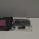 Wireless Keyboard and Mouse Combo, RGB Backlit, Rechargeable & Light Up Letters, FullSize, Soft Typing, Sleep Mode, 2.4GHz Quiet Keyboard Set for Mac, Windows, Laptop, PC, Trueque KM42Pro (Black)