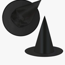 6 Pieces Halloween Black Witch Hats Halloween Party Dress Witch Hats for Party Favorv