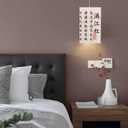 Veemoon Retro Square Fabric Lampshade Rustic Linen Lampshade China Table Lamp Shade Bedside Lamp Shade Replacement Wall Light Chandelier Covers E27 for Home Hotel Office (22x13cm, Colorful)