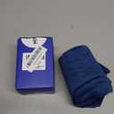 MIULEE Velvet Throw Pillow Covers 14x14 Inch, Pack of 2 - Dark Blue, Soft Solid Small Decorative Pillow Covers Modern Luxury Home Decor for Couch Chair Sofa Bedroom Livingroom Car