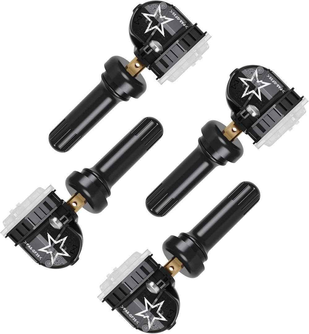 CDWTPS TPMS Sensor GM 4-Pack, 315MHZ Tire Pressure Monitor System for GM| GMC | Chevy | Buick | Cadillac Replace#13598771,13598772,13586335,13581558,20923680