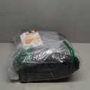 Magnetic Insulated Sliding Door Curtain Fits 72"x80" - Thermal French Door Cover for Winter with Clear Window, Patio Doors Insulation Kit & Doors Draft Stopper for Sliding Glass French Doorway - Black