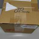 Janpu Ceramic Rustic Farmhouse Vase,Pottery Decor Flower Sand Glaze Finish Boho Vase for Home Decor, Table, Living Room, Bathroom Decoration, Shelf Decor,Vintage Deco,Black and White vase